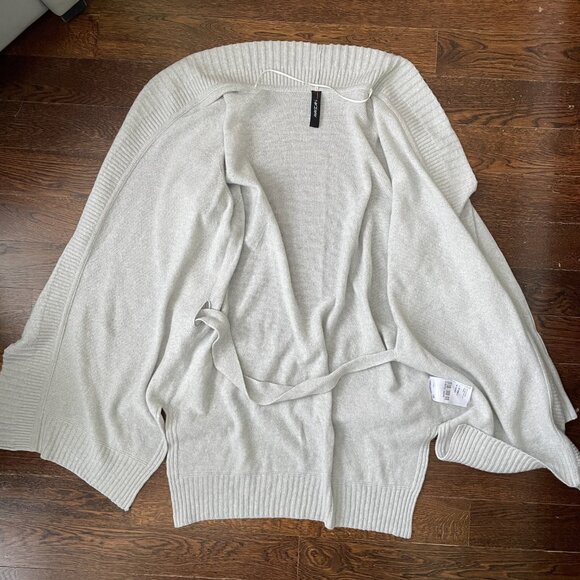 Cozy Marc Cain Long Belted Cardigan Sweater Wool/Cashmere Blend-Size 8 - Picture 6 of 10
